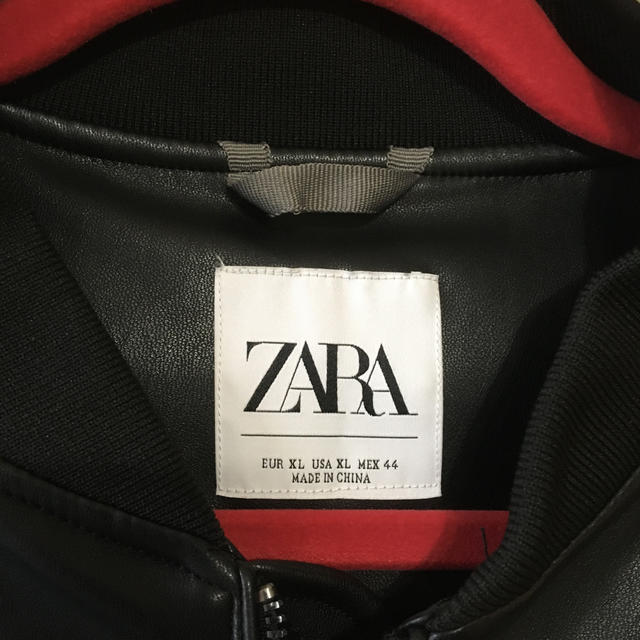 ZARA(ザラ)のZARA  革ジャケット　XL メンズのジャケット/アウター(レザージャケット)の商品写真