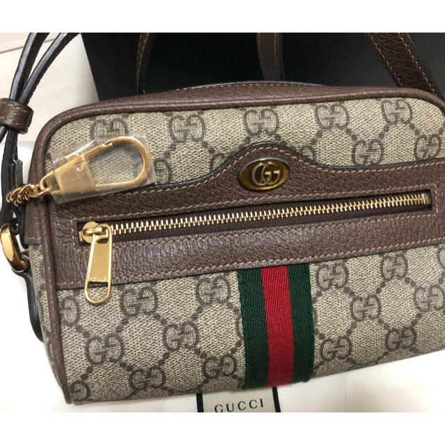 Gucci - M♡ GUCCI  ｽﾌﾟﾘｰﾑﾐﾆｼｮﾙﾀﾞｰﾊﾞｯｸﾞ 正規品