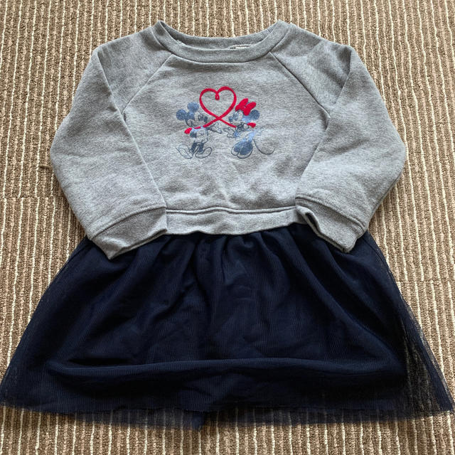 gapトレーナーワンピース キッズ/ベビー/マタニティのキッズ服女の子用(90cm~)(ワンピース)の商品写真