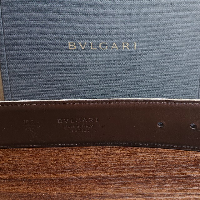 BVLGARI ベージュ バックルベルト