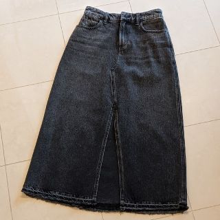 アレキサンダーワン(Alexander Wang)のAlexander Wang スリットデニムスカート　24(ロングスカート)