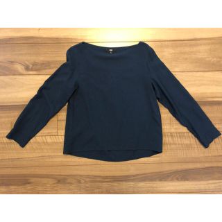 ユニクロ(UNIQLO)のユニクロ　カットソー　長袖(カットソー(長袖/七分))