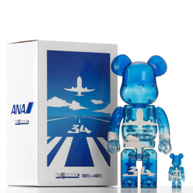 3個セット BE＠RBRICK ANAブルースカイ 100% & 400%