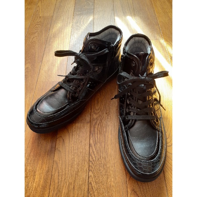 ASBee(アスビー)のASBee カジュアルブーツ スニーカー ブラック 26cm 新品 メンズの靴/シューズ(スニーカー)の商品写真