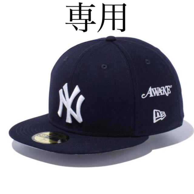 【7 1/2】59FIFTY AWAKE NY ヤンキース ネイビー帽子