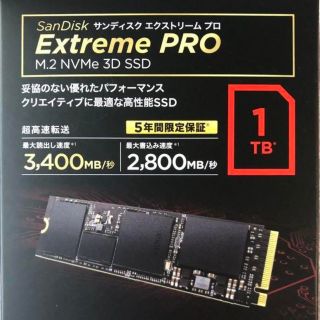 エクストリーム プロ　1TB SSD 内蔵(PCパーツ)