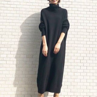 2018aw イエナ　コクーンハイネックワンピース