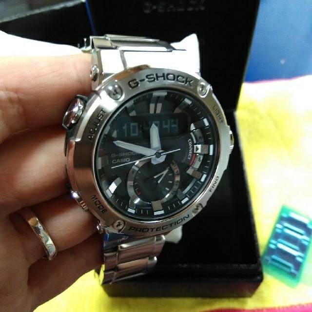 G-SHOCK(ジーショック)の２０１９年購入　腕時計 カシオ　GST-B200D-1A　 メンズの時計(腕時計(アナログ))の商品写真