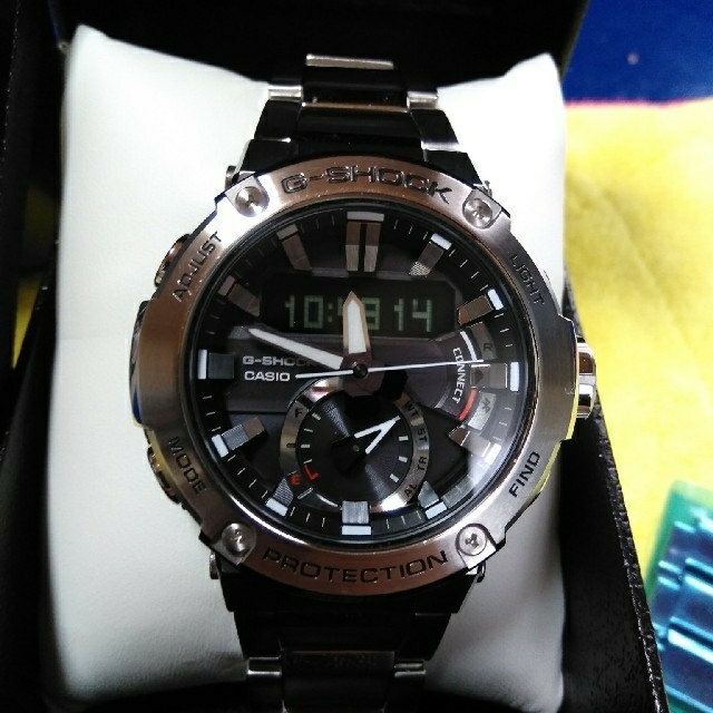 G-SHOCK(ジーショック)の２０１９年購入　腕時計 カシオ　GST-B200D-1A　 メンズの時計(腕時計(アナログ))の商品写真