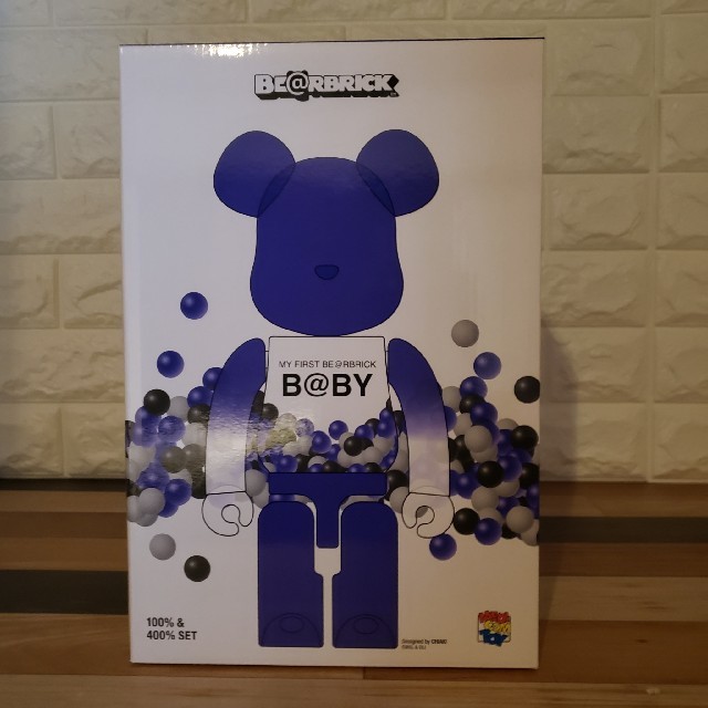 MEDICOM TOY(メディコムトイ)のMY FIRST BE@RBRICK B@BY MACAU 100%&400% エンタメ/ホビーのおもちゃ/ぬいぐるみ(キャラクターグッズ)の商品写真