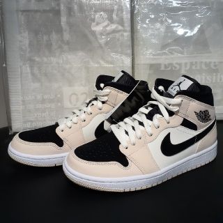 ナイキ(NIKE)のNIKE AJ1《国内正規》Wエア ジョーダン1 MID グアバアイス／26cm(スニーカー)