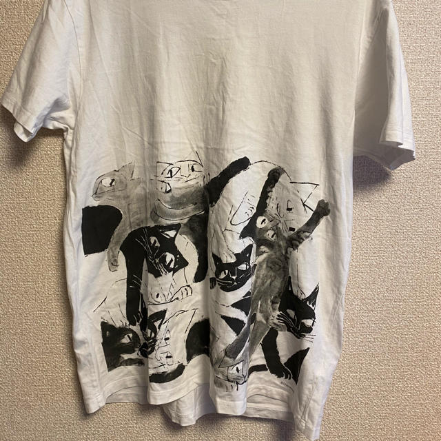 Design Tshirts Store graniph(グラニフ)のぎんさん専用 猫プリントTシャツ メンズのトップス(Tシャツ/カットソー(半袖/袖なし))の商品写真