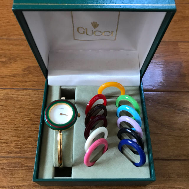 GUCCI チェンジベゼル 腕時計 【海外 正規品】 ahq.com.mx