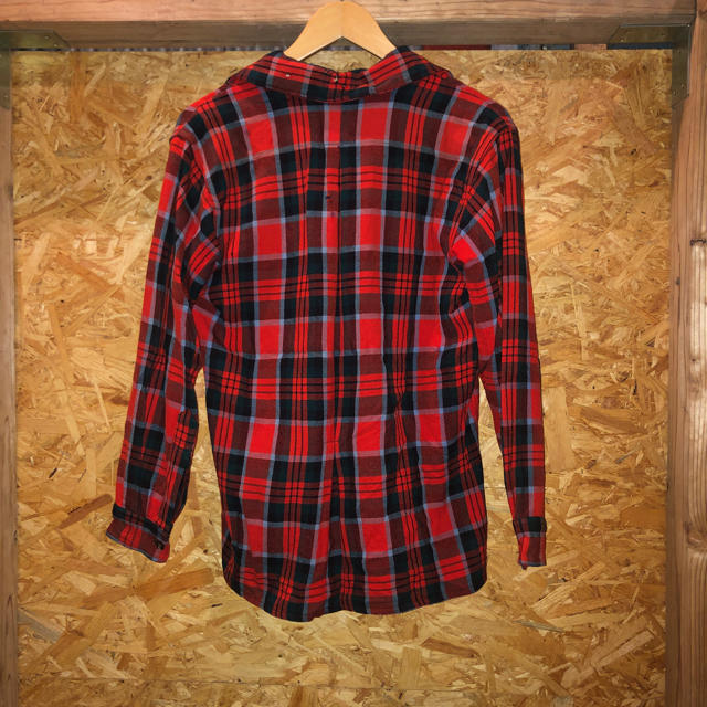 50's Print flannel shirts s-2026アメリカ