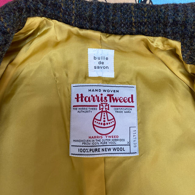 Harris Tweed(ハリスツイード)のビルテデサボン//ハリスツィード//テーラード・ジャケット・レディース・ツィード レディースのジャケット/アウター(テーラードジャケット)の商品写真