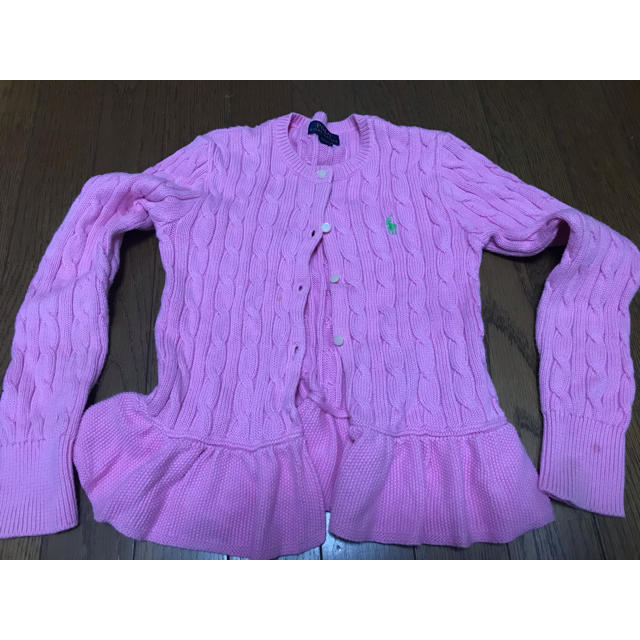 Ralph Lauren(ラルフローレン)のラルフローレン カーディガンM(140) キッズ/ベビー/マタニティのキッズ服女の子用(90cm~)(カーディガン)の商品写真