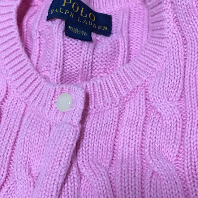 Ralph Lauren(ラルフローレン)のラルフローレン カーディガンM(140) キッズ/ベビー/マタニティのキッズ服女の子用(90cm~)(カーディガン)の商品写真