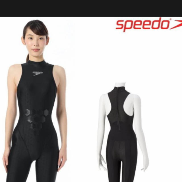 speedo(スピード) パッド付 ロングジョン競泳水着 Lサイズ