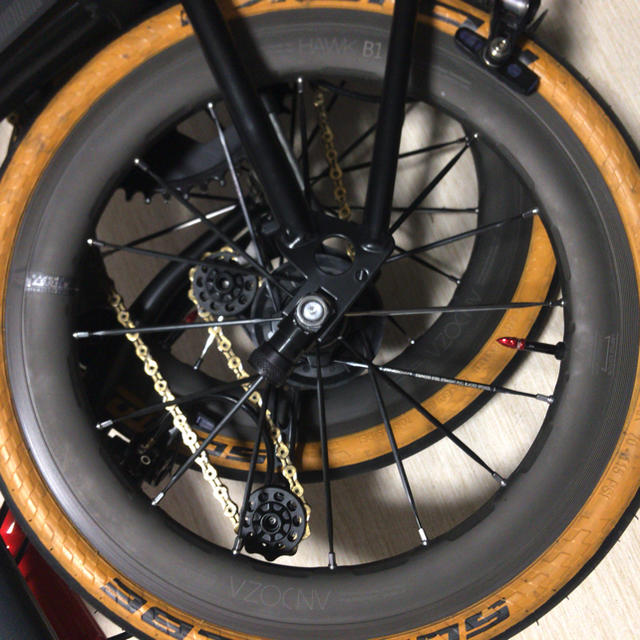 ANDOZA HAWK B1 plus for BROMPTON40mmSpokeHoles