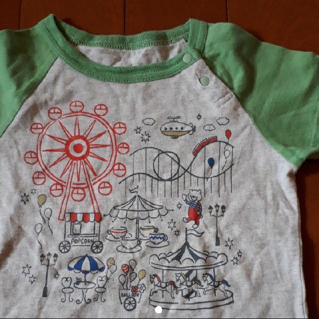 ベルメゾン(ベルメゾン)のベルメゾン　遊園地　Tシャツ キッズ/ベビー/マタニティのキッズ服男の子用(90cm~)(Tシャツ/カットソー)の商品写真