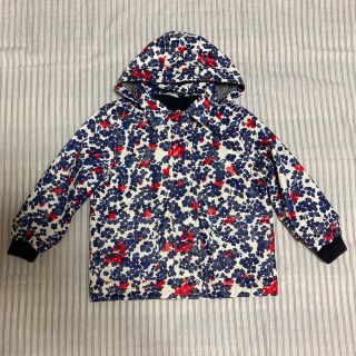 プチバトー(PETIT BATEAU)のプチバトー 3ans 95 100 アウター ヨットパーカー  コート 花柄(ジャケット/上着)