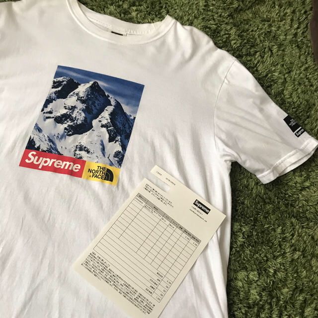 supreme north face Tシャツ