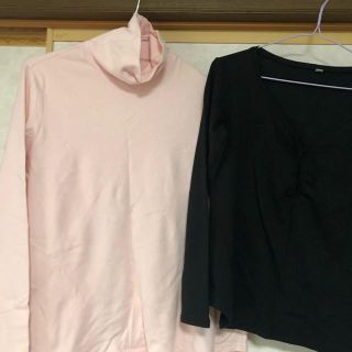 ユニクロ(UNIQLO)の■UNIQLO レディース 長袖 ハイネックシャツ(シャツ/ブラウス(長袖/七分))