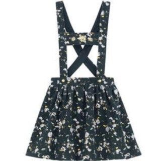 プチバトー(PETIT BATEAU)の【BETTY様専用】★PETIT BATEAU★グリーン★花柄スカート★6ans(スカート)