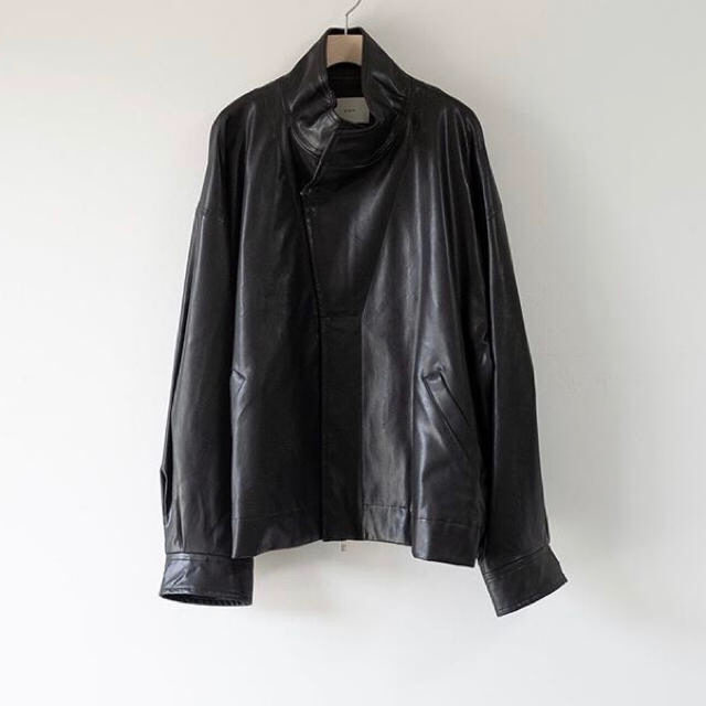 stein Over Sleeve Fake Leather Jacket-