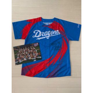 中日ドラゴンズユニフォーム　サイン入り　新品　clear case付き(ウェア)