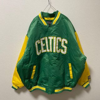 ビッグサイズ》極上品 NBA ボストン セルティックス スタジャン XXLの ...