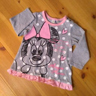 ディズニー(Disney)のDISNEYミニー♡ロンＴ95cm(Tシャツ/カットソー)