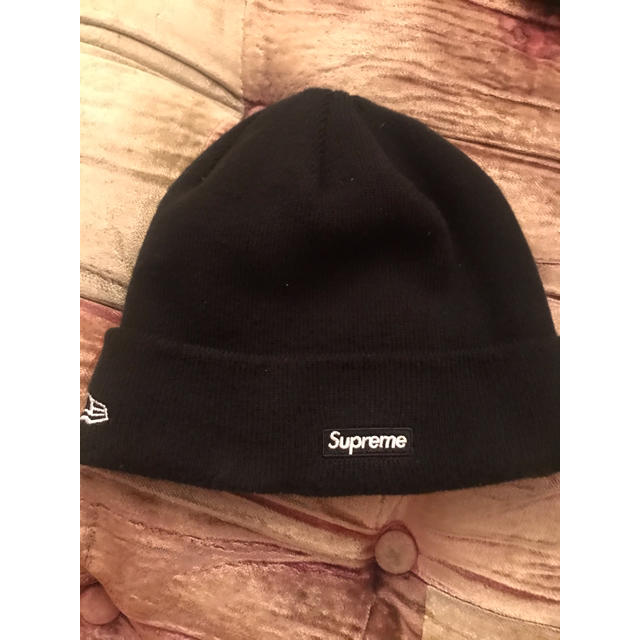 supreme box logo beanie ビーニー　ニット帽　newera