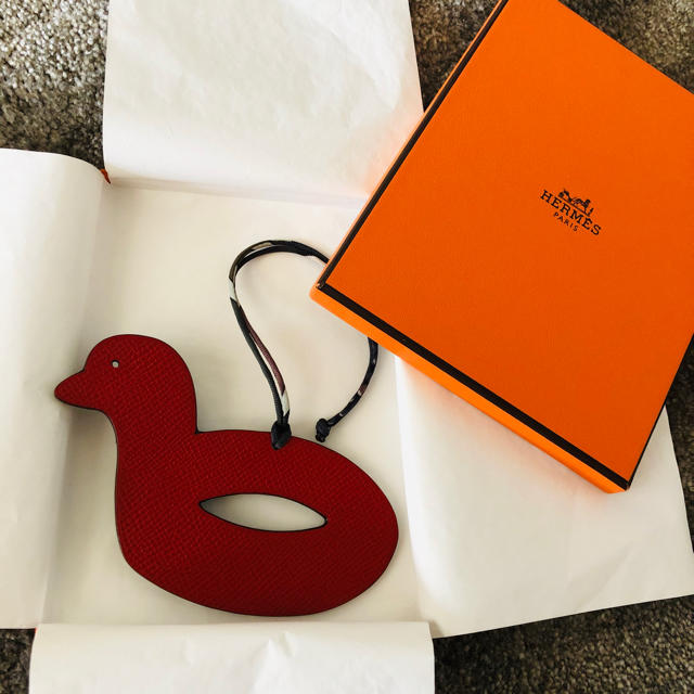 Hermes(エルメス)のHERMES プティアッシュ　アヒル　 ハンドメイドのファッション小物(バッグチャーム)の商品写真