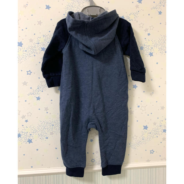 babyGAP(ベビーギャップ)のbabyGap スウェット　裏起毛　カバーオール　ロンパース　70cm  キッズ/ベビー/マタニティのベビー服(~85cm)(カバーオール)の商品写真