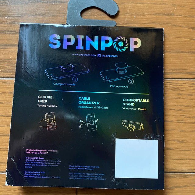 spin pop  スマホ/家電/カメラのスマホアクセサリー(その他)の商品写真