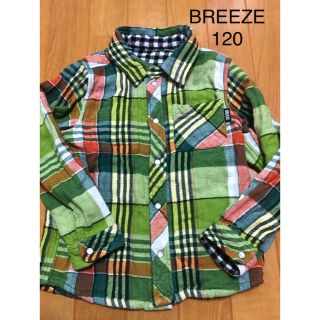 ブリーズ(BREEZE)のBREEZE✰120 チェックネルシャツ(カーディガン)