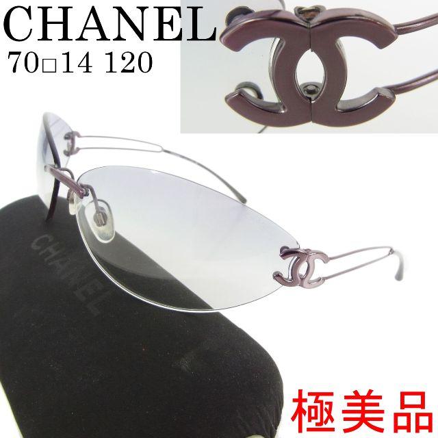 CHANEL(シャネル)の専用 シャネル 極美品 70□14 120 ココマーク ツーポイント サングラス レディースのファッション小物(サングラス/メガネ)の商品写真