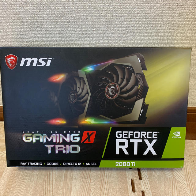 MSI RTX 2080 Ti GAMING X TRIO 美品PC/タブレット