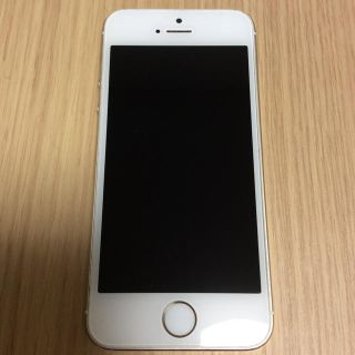 アップル(Apple)のiPhone 5s 32GB ゴールド ドコモ 中古 本体に歪み、傷、汚れあり(スマートフォン本体)