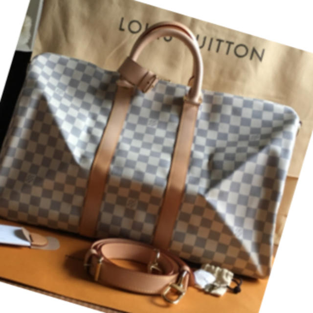 LOUIS VUITTON(ルイヴィトン)のルイヴィトン　キーポル45 バンドリエール　アズール レディースのバッグ(ボストンバッグ)の商品写真