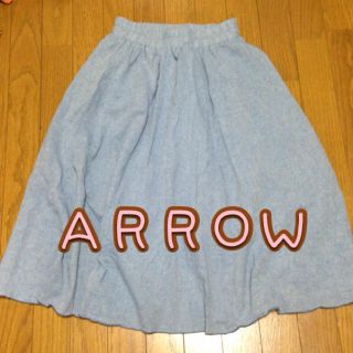 アロー(ARROW)のデニムスカート(ロングスカート)