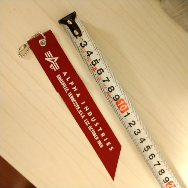 ALPHA INDUSTRIES(アルファインダストリーズ)のアルファ　赤タグ メンズのファッション小物(キーホルダー)の商品写真