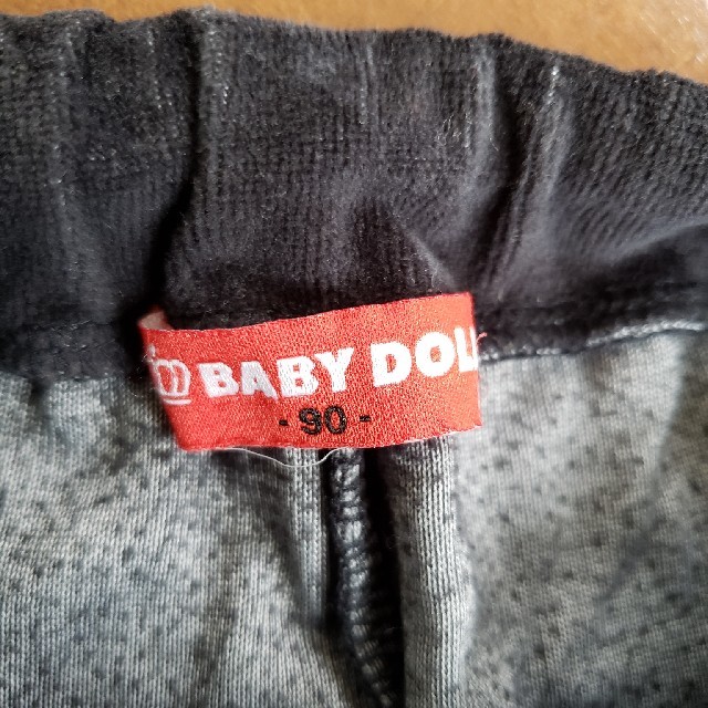 BABYDOLL(ベビードール)のぽちゃ様専用☆BABY DOLL　セットアップ　ベロア　90cm　 キッズ/ベビー/マタニティのキッズ服男の子用(90cm~)(その他)の商品写真