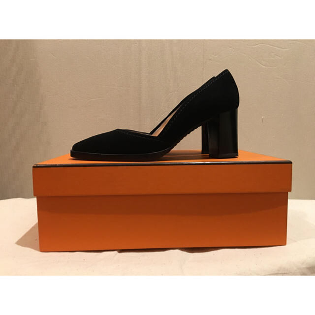 靴/シューズエルメス Hermès スウェードパンプス☆美品☆