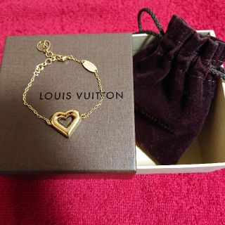 ルイヴィトン(LOUIS VUITTON)のAli様専用☆ ルイヴィトン ブレスレット ブラスレ LV&V ハート ゴールド(ブレスレット/バングル)