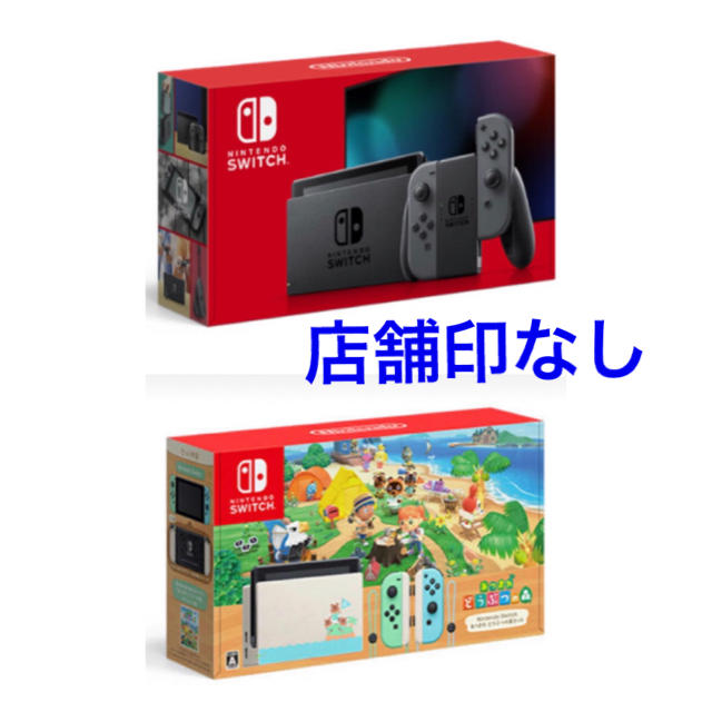 Nintendo Switch(ニンテンドースイッチ)のNintendo Switch あつまれどうぶつの森1 グレー1 本体 エンタメ/ホビーのゲームソフト/ゲーム機本体(家庭用ゲーム機本体)の商品写真