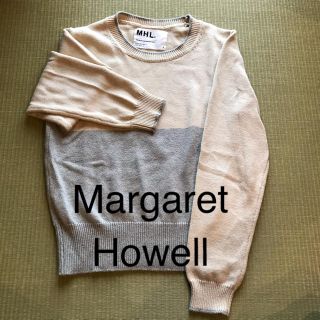 マーガレットハウエル(MARGARET HOWELL)のマーガレットハウエル　綿ウール　セーター(ニット/セーター)