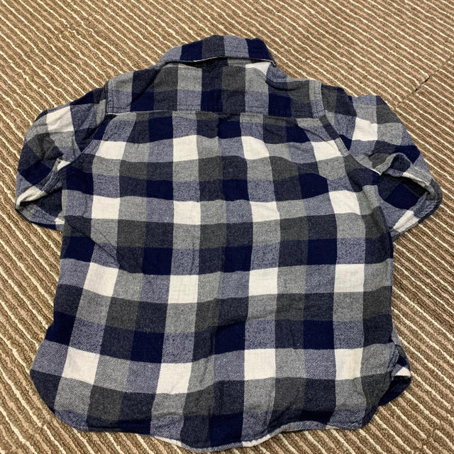 MUJI (無印良品)(ムジルシリョウヒン)のネルシャツ キッズ/ベビー/マタニティのキッズ服男の子用(90cm~)(ブラウス)の商品写真