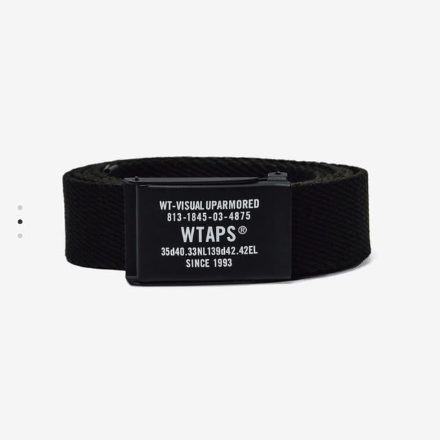 wtaps GIB BELT ACRYLIC black ベルト GIP